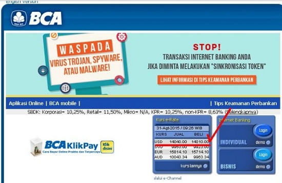 Cara Aman Menggunakan KlikBCA Individual Cara Aman Menggunakan KlikBCA Individual