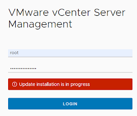 Ken Umemoto's vReality: vCSA 7 Update Failed - "Error in method ...