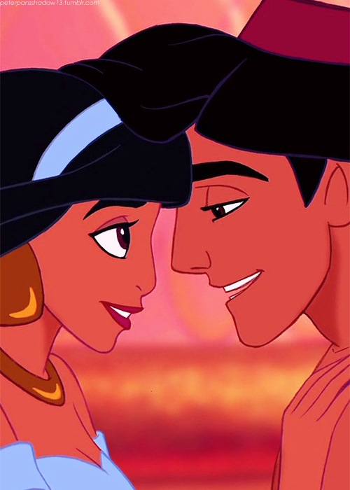 Aladdin Jasmine love animatedfilmreviews.filminspector.com