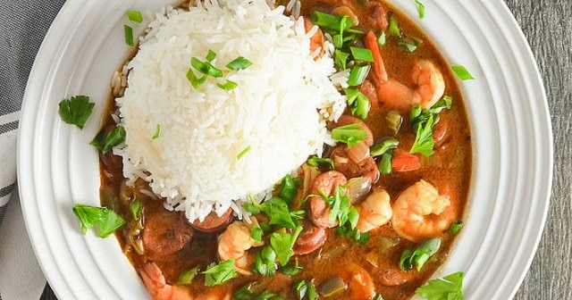 Shrimp and Sausage Gumbo | Serena Bakes Simply From Scratch