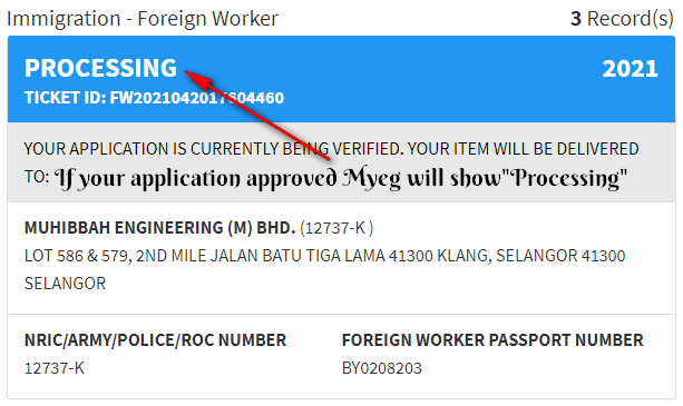 Malaysia: Check Malaysia Work Permit Renewal Status - Myeg