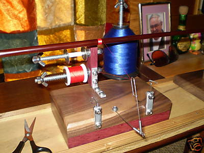 homemade rod wrapping jig
