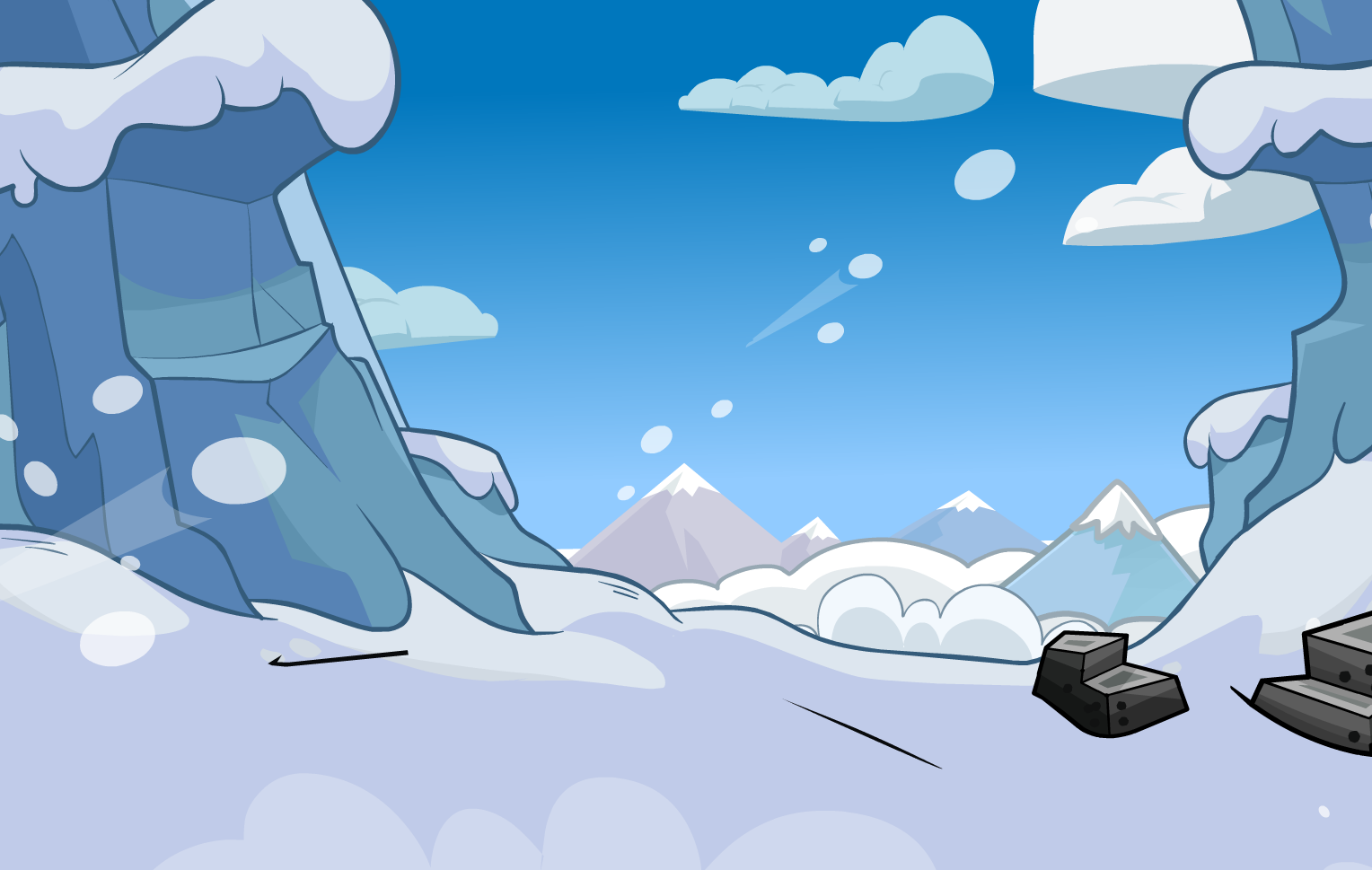 Арктика фон рисунок