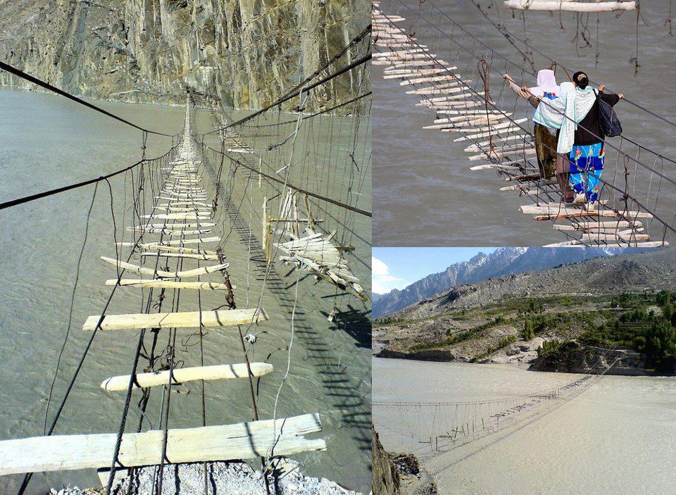 The Most Beautiful Things In The World: Hussaini Hanging Bridge