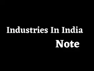 Industries In India PDF Note