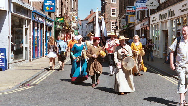 procession in the York Mystery Plays