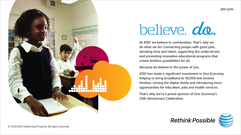 AT&T- Rethink Possible: COMMUNITY RELATIONS- The AT&T Foundation