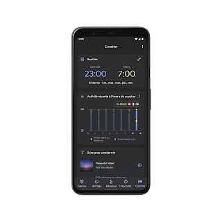 Screenshot of a Pixel phone with sleep settings app