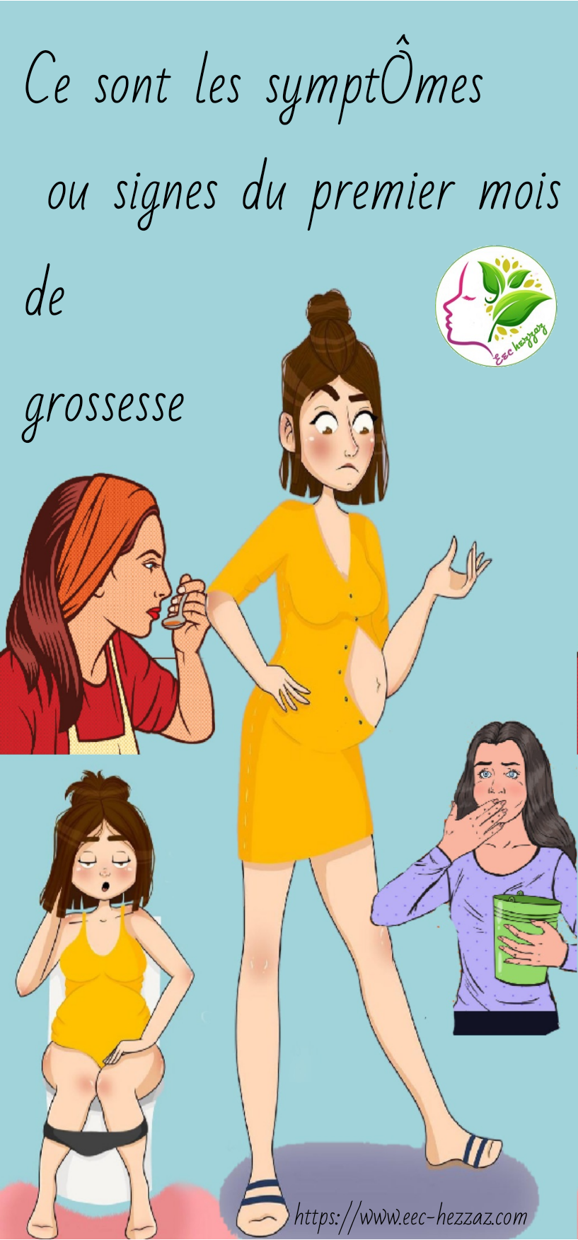 Ce sont les symptômes ou signes du premier mois de grossesse