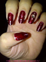 indian nail bridal nails cute hope