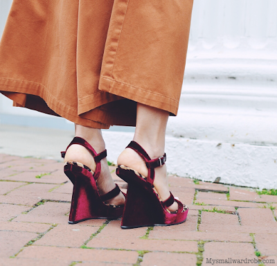 Image result for velvet heels sandals street style