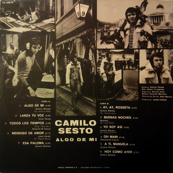 CAMILO SESTO ALBUM CAMILO SESTO (1972)