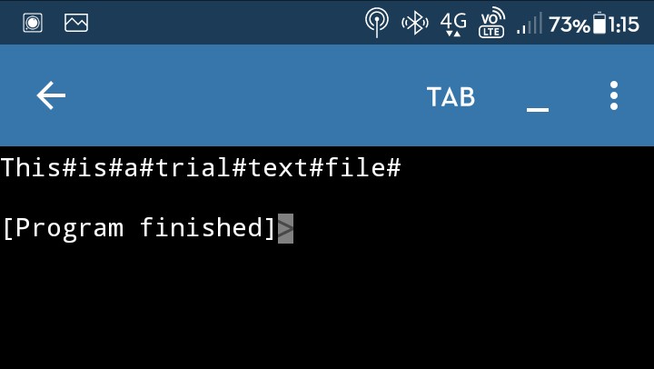Python program to read a text file line by line and display each word ...
