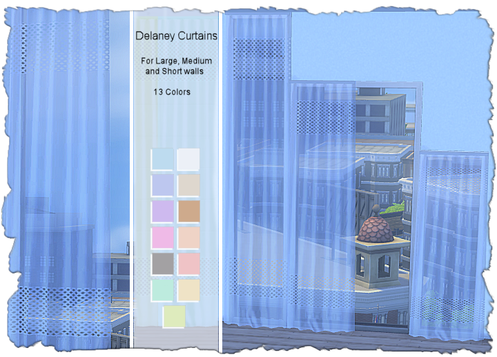 My Sims 4 Blog Curtains by Devilicious