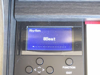 Drum rhythm function in LCD screen