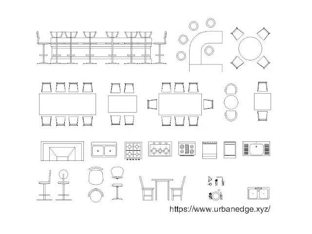 Bar furniture cad blocks download, 30+ Bar furniture dwg