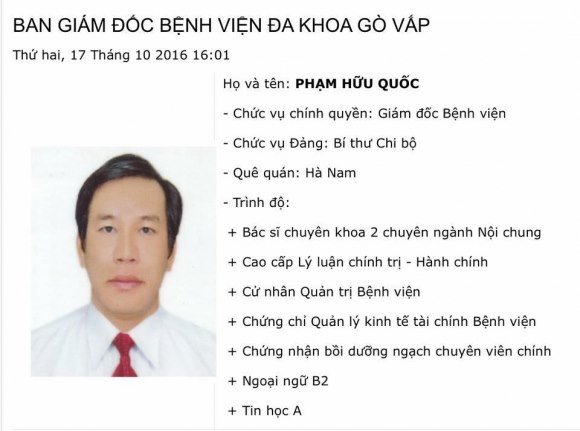 Tiết lộ bất ngờ về “sự liên quan” giữa “ông Giám Đốc BV Gò Vấp đầu cơ khẩu trang” và Phòng khám Trung Quốc