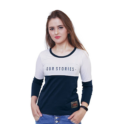 Catenzo PS 527 Kaos Distro Wanita Catenzo PS 527
