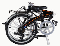 Ford by Dahon Convertible 7 Speed Folding Bicycle, folds to a compact size, approx. 33" x 14" x 25"