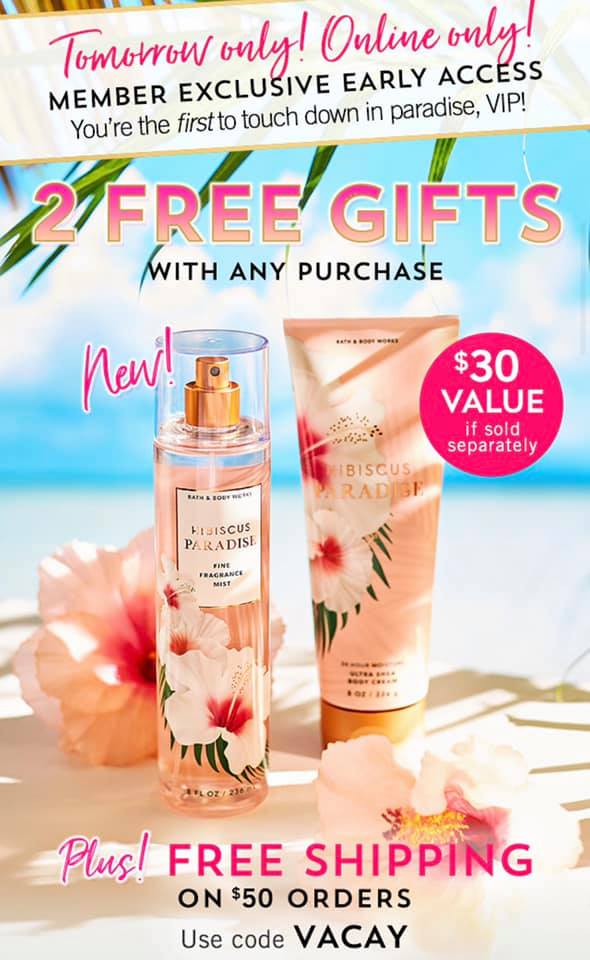 Life Inside the Page Bath & Body Works Rewards Member App Free Gifts