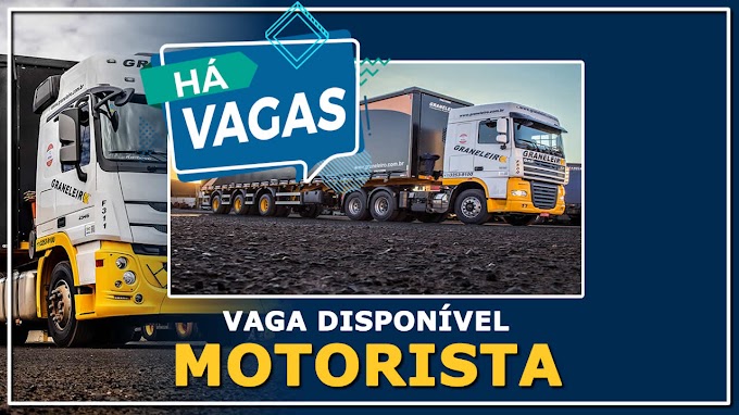 Transportadora Graneliro abre vagas para Motorista 