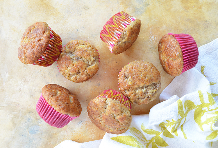Muffins de banana / Recetas dulces, fáciles y ricas! / Tres Tenedores