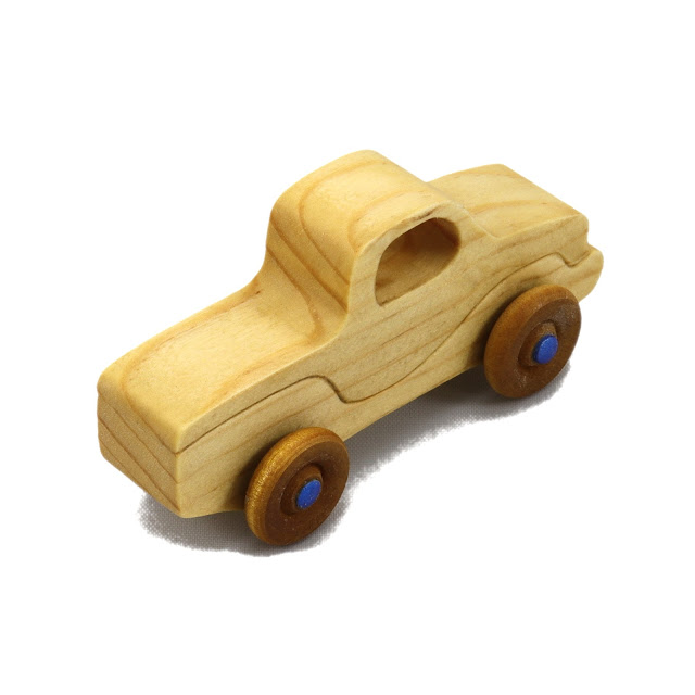 Handmade Wooden Toy Truck Itty Bitty Mini Jimmie Pickup Play Pal Pocket Size 768257503