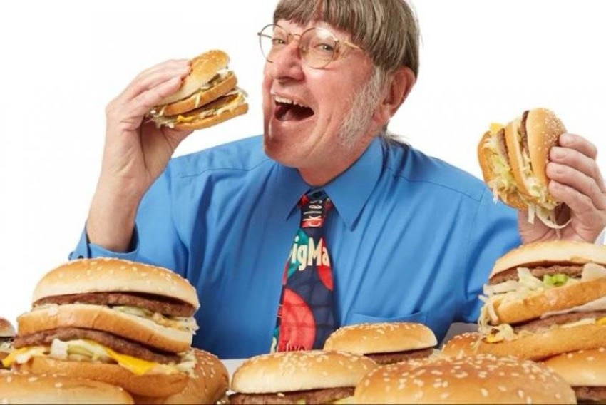 Donald gorsk burger freak eats sandwich 32,340