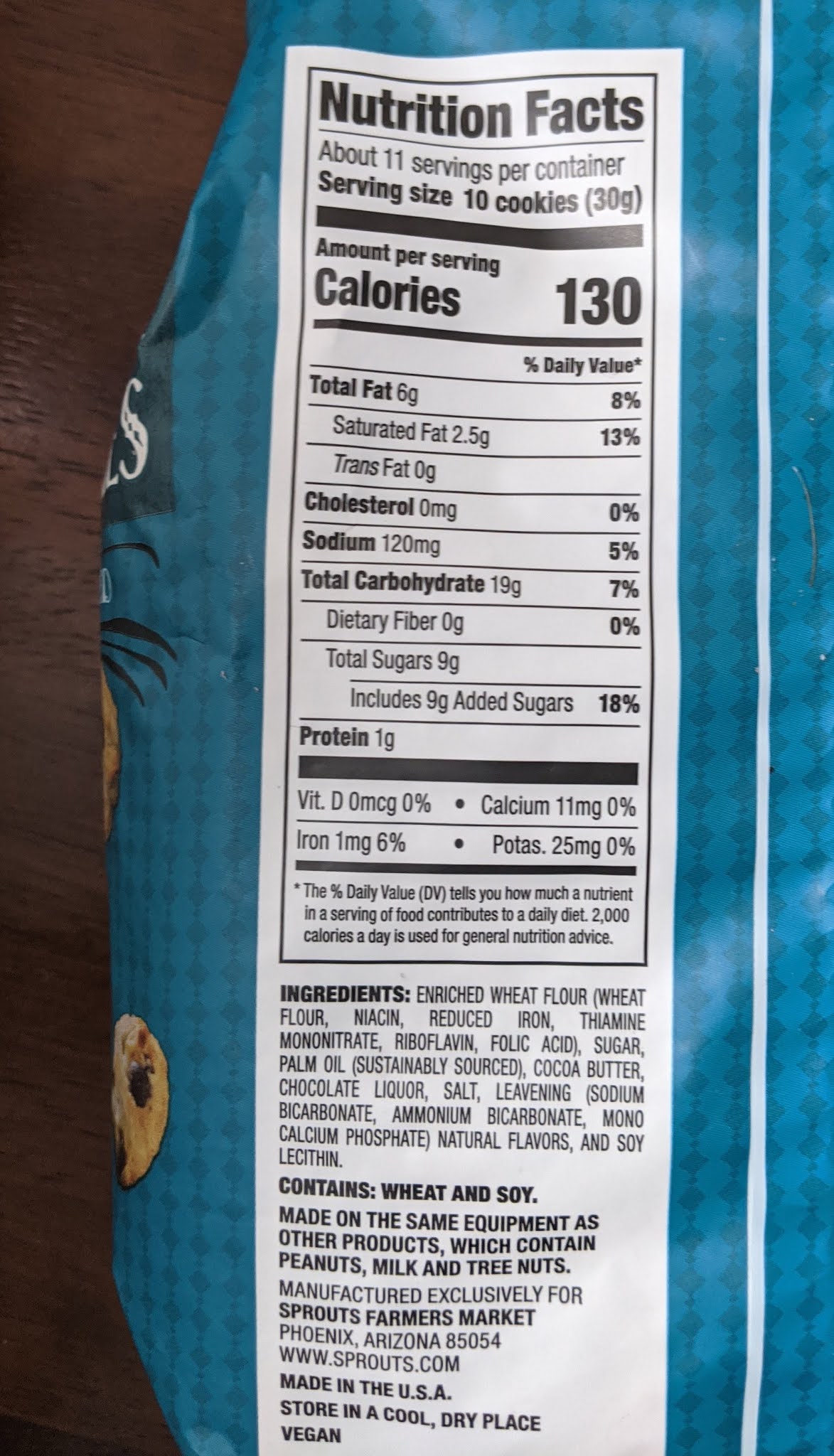 Vegan Adjacent Review Sprouts BiteSized Chocolate Chip Cookies