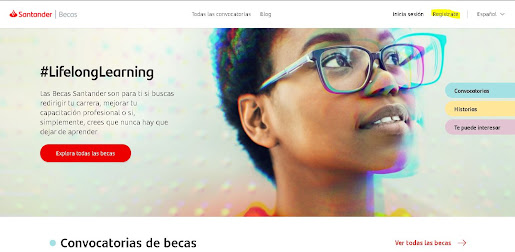 becas del banco santander