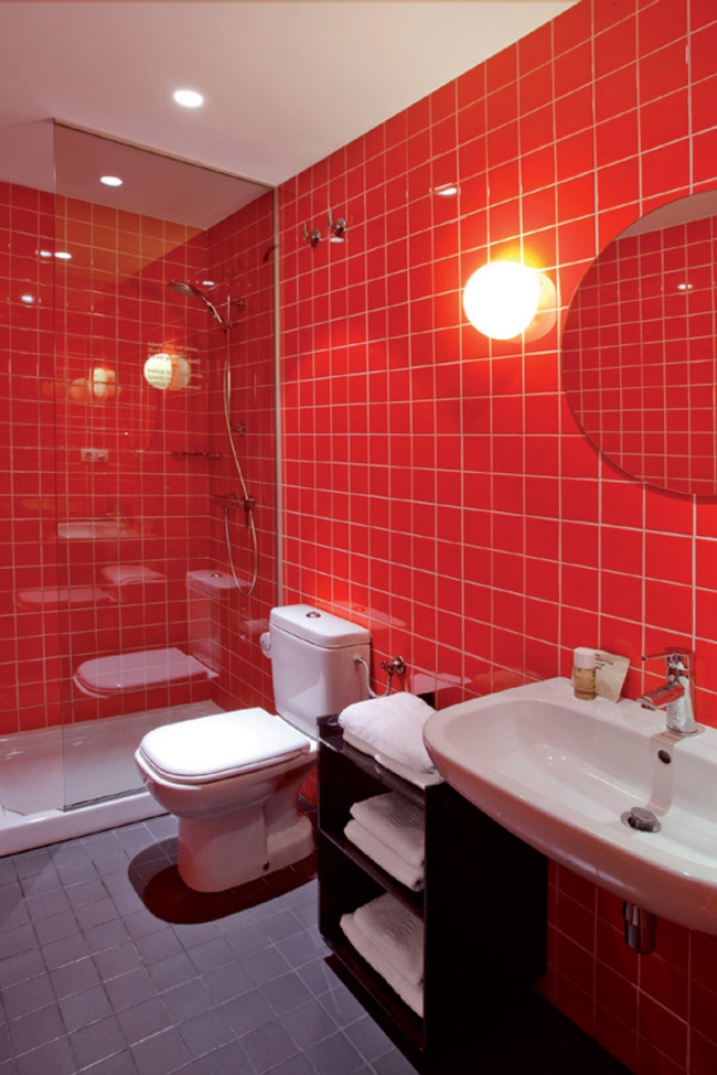 Red Bathroom Decorating Ideas Lady's Houses