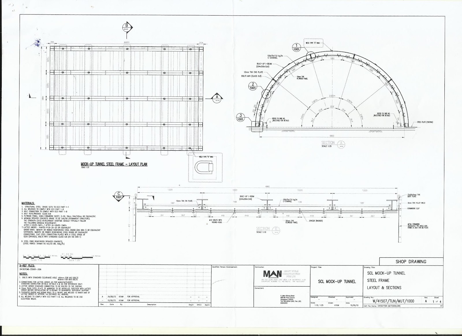 Jasa Fabrikasi Tunnel Support Experience Project Jasa Roll