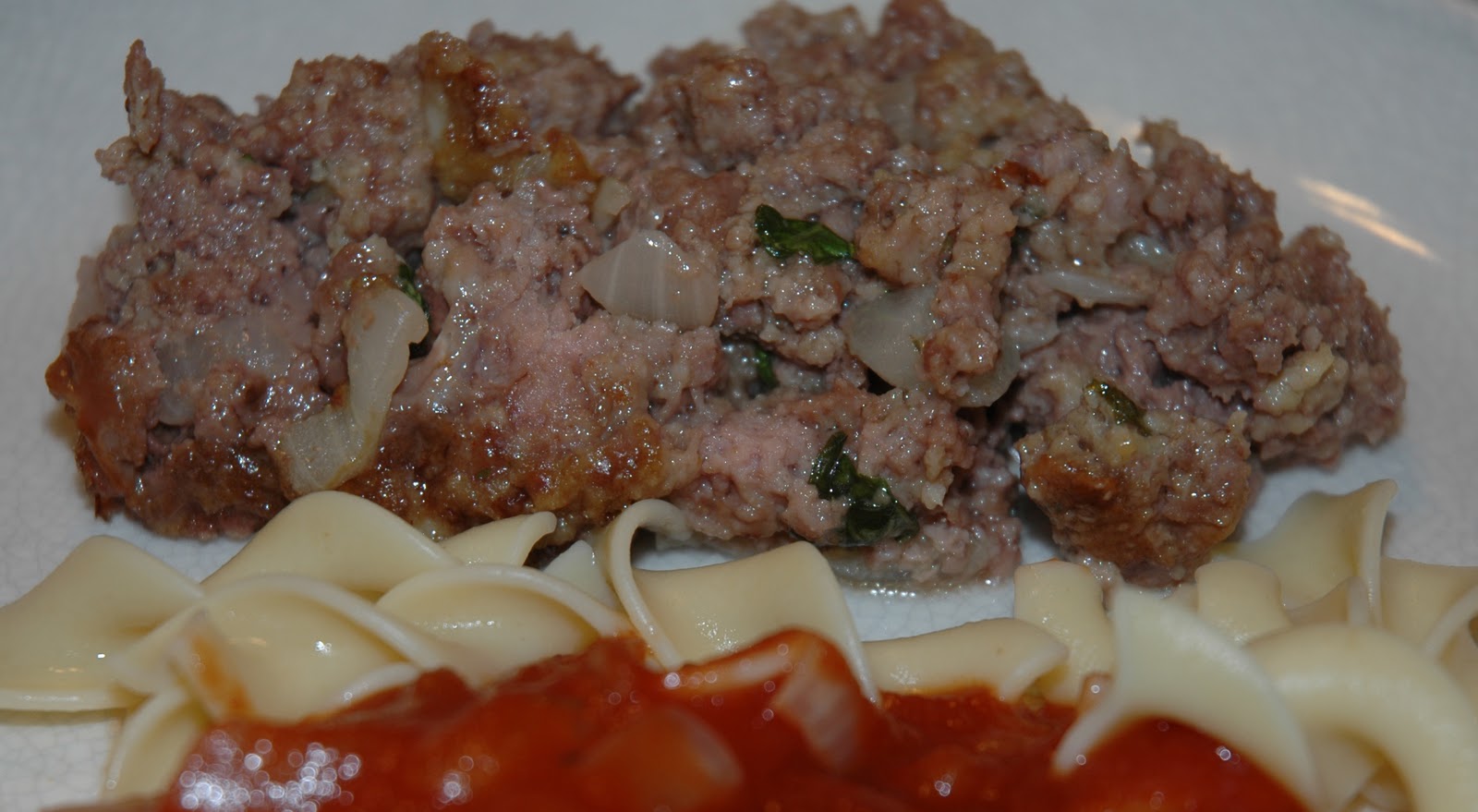 DeLish DeMaria Italian Meatloaf & Noodles