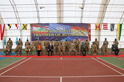 Transfer Of Authority Kontingen Garuda UNIFIL di Lebanon