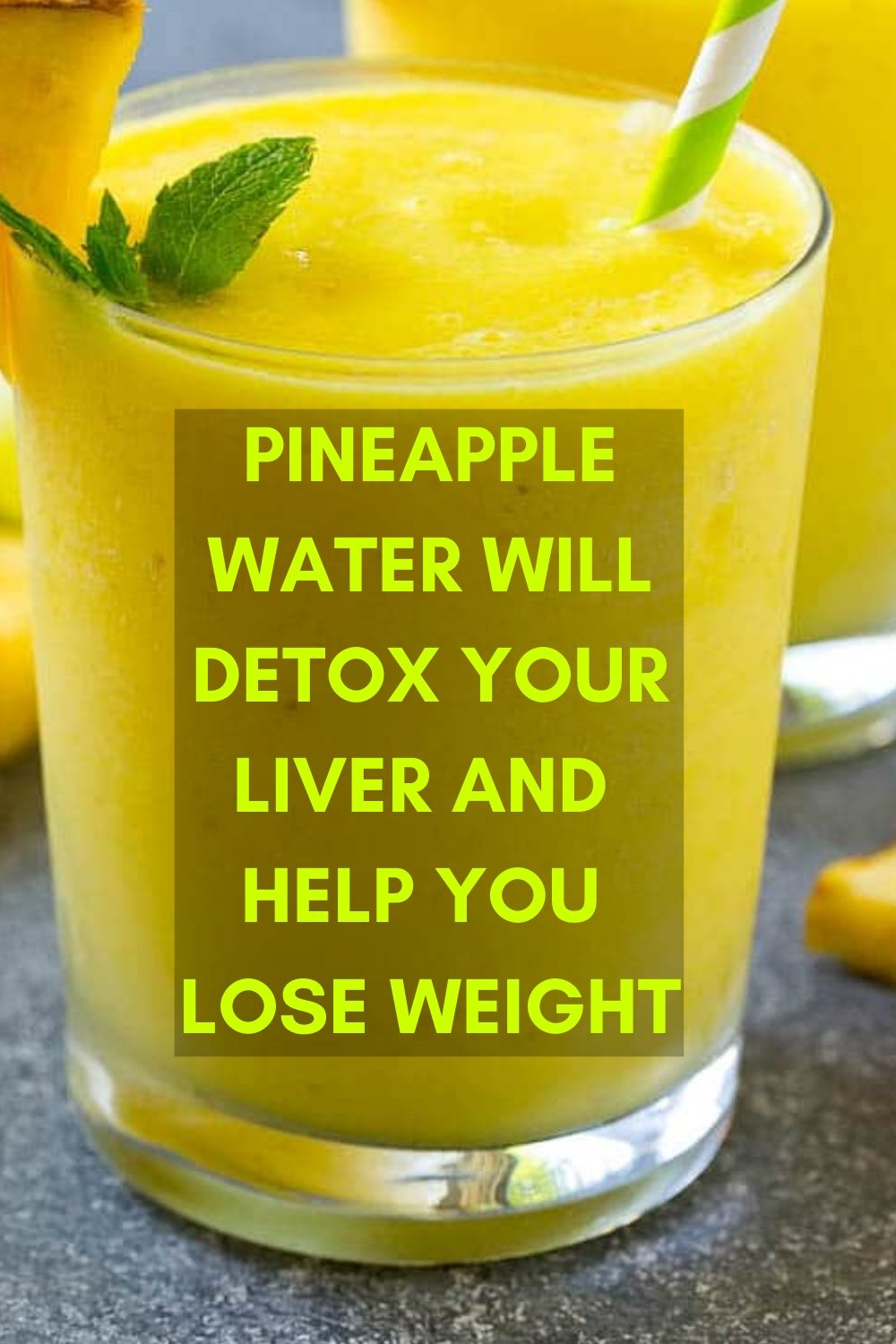 Pineapple Water Will Detox Your Liver, Help You Lose Weight, Reduce