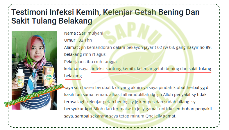 Obat Kelenjar Getah Bening Di Leher Sebelah Kanan Dan Kiri Terbukti Manjur ~ TESTIMONI QNC JELLY GAMAT Obat Kelenjar Getah Bening Di Leher Sebelah Kanan Dan Kiri Terbukti Manjur ~ TESTIMONI QNC JELLY GAMAT