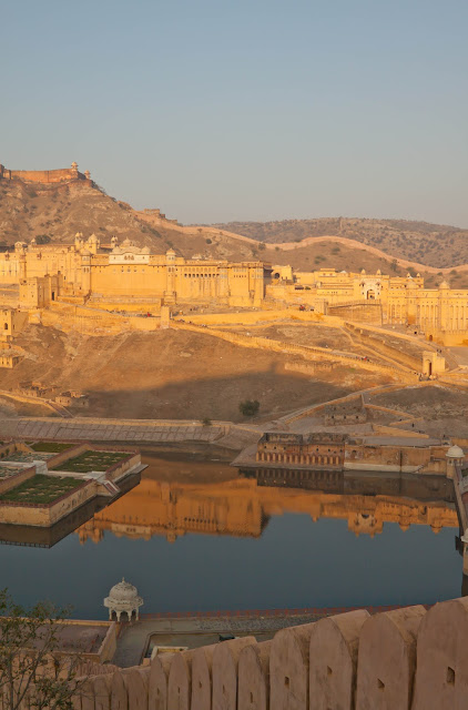 Amer Fort or Amber Fort Jaipur Rajasthan India Royalty Free Stock Images pictures