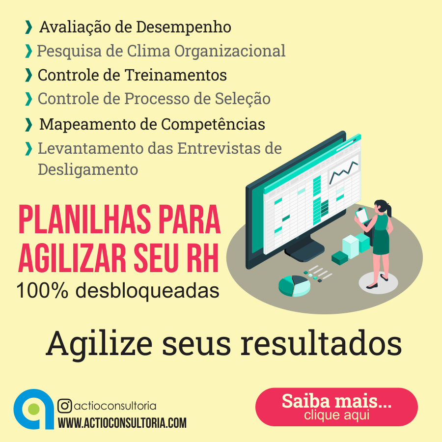 Soluções em planilhas para RH