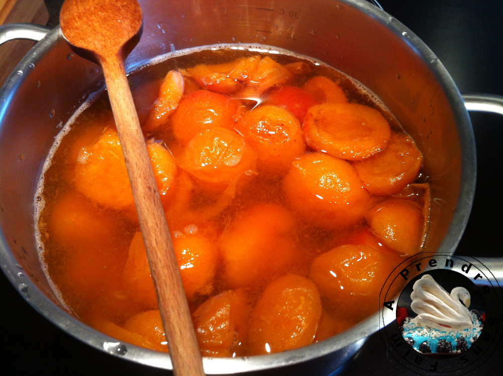 Compote d'abricots à la vanille A Prendre Sans Faim