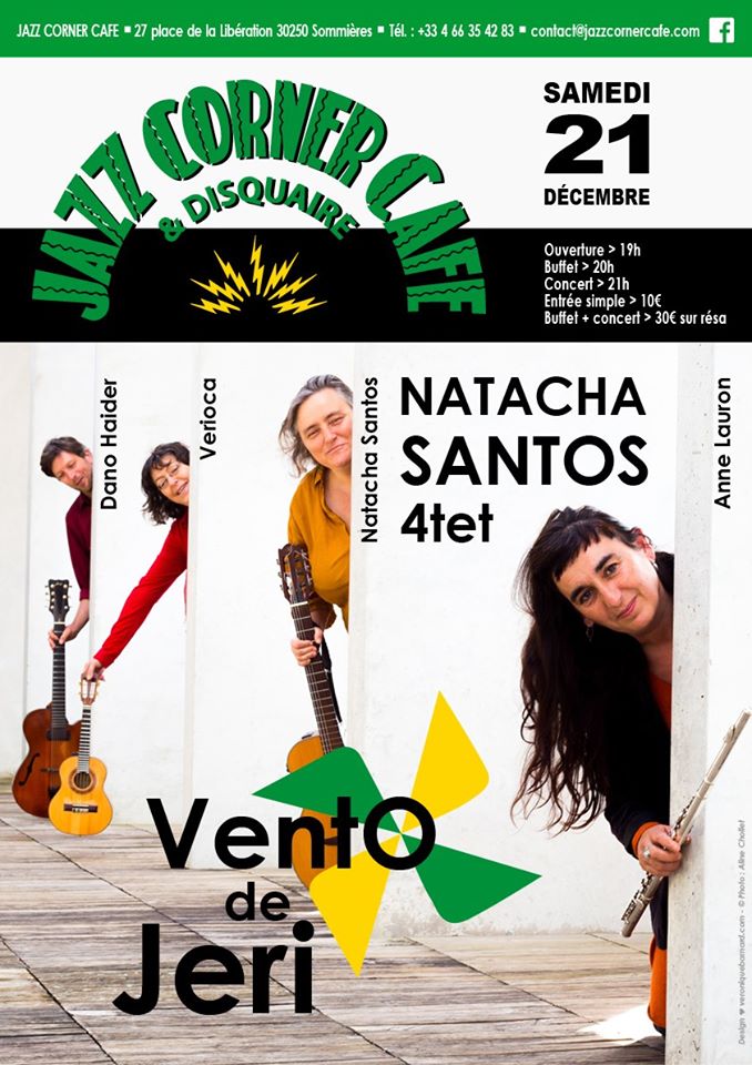 LE REBOUSSIER JAZZ Concert au Jazz Corner Cafe Sommières le samedi 21