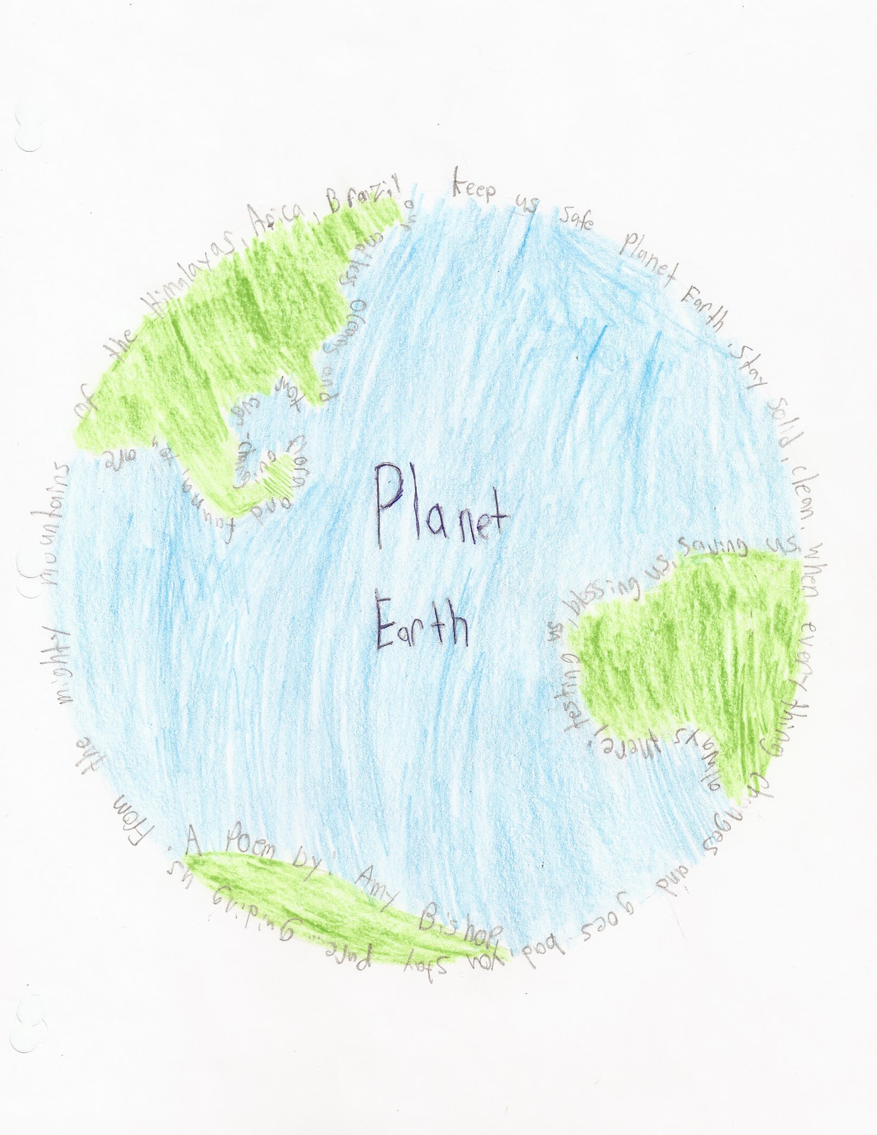 Amy B.'s Poem 3 Concrete Poem