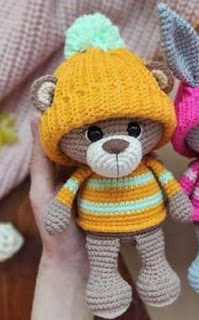 PATRON GRATIS OSO AMIGURUMI 46974 🐻