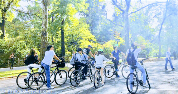 bike through central park