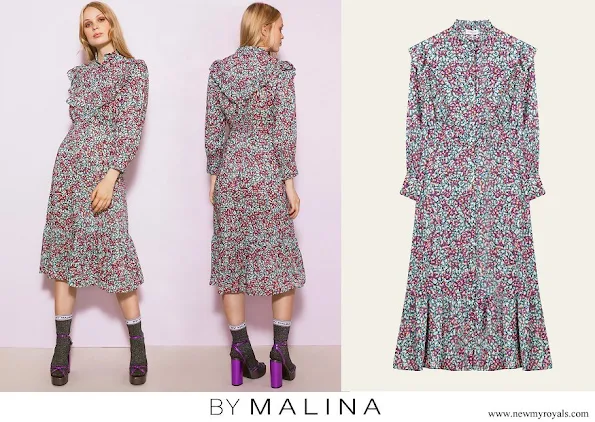 Princess Madeleine wore By Malina leah dress wild blossom
