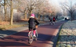 Θερμαινόμενοι ποδηλατόδρομοι στην Ολλανδία