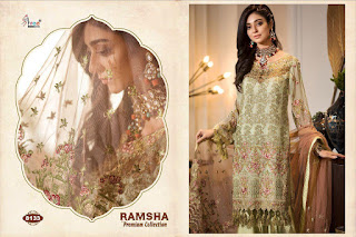 Shree Fab Ramsha Premium collection Pakistani Suits wholesale price Online india