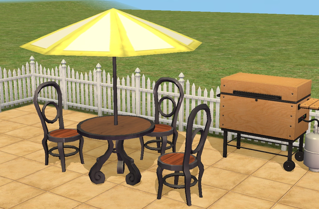 TheNinthWaveSims The Sims 2 The Sims 4 Patio Furniture For The Sims 2