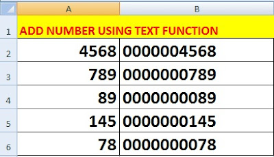 How To Add 0 Before a Number in Excel in Hindi