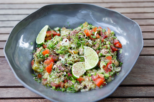 Charred Eggplant (Aubergine) Salad with Sumac