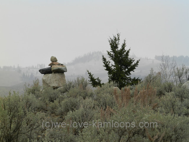 A foggy day makes the sights ominous